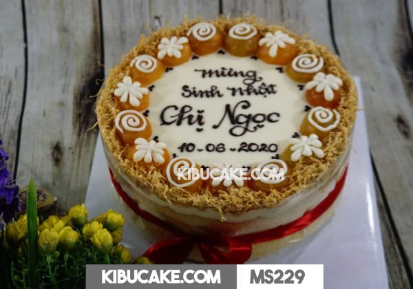 Bánh sinh nhật tặng chị - Mừng sinh nhật chị Ngọc MS229